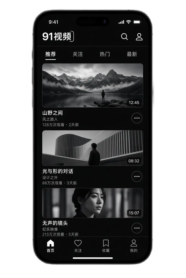 91视频APP内容视觉